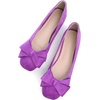 image:imageHee grand BowKnot Ballet Flats Womens Square Toe Flat Shoes Suede Dress Shoes Comfort SlipOn Loafers Casual Womens FlatsPurple