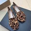 image:imageHee grand Bowknot Ballet Flats for Women Square Toe Dressy Shoes Suede Comfort SlipOn Loafers Casual Womens FlatsBleopard Brown
