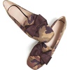 image:imageHee grand Bowknot Ballet Flats for Women Square Toe Dressy Shoes Suede Comfort SlipOn Loafers Casual Womens FlatsCamouflage Brown