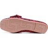 image:imageHee grand Bowknot Ballet Flats for Women Square Toe Dressy Shoes Suede Comfort SlipOn Loafers Casual Womens FlatsLeopard Red