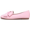 image:imageHee grand Bowknot Ballet Flats for Women Square Toe Dressy Shoes Suede Comfort SlipOn Loafers Casual Womens FlatsPink