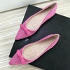 image:imageHee grand Bowknot Pointed Toe Ballet Flats for Women Comfort SlipOn Work Flats Suede Solid Dress ShoesRose