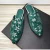 image:imageHee grand Christmas Shoes for Women Pointed Toe Plaid Snowflake Flat Shoes Comfortable Slip on Flats RedGreen Shoes for Christmas038christmas Green