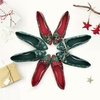 image:imageHee grand Christmas Shoes for Women Pointed Toe Plaid Snowflake Flat Shoes Comfortable Slip on Flats RedGreen Shoes for Christmas334christmas Red