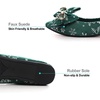 image:imageHee grand Christmas Shoes for Women Pointed Toe Plaid Snowflake Flat Shoes Comfortable Slip on Flats RedGreen Shoes for Christmas337christmas Green