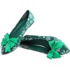 image:imageHee grand Christmas Shoes for Women Pointed Toe Plaid Snowflake Flat Shoes Comfortable Slip on Flats RedGreen Shoes for Christmas368christmas Green