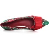 image:imageHee grand Christmas Shoes for Women Pointed Toe Plaid Snowflake Flat Shoes Comfortable Slip on Flats RedGreen Shoes for Christmas672christmas Red