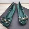 image:imageHee grand Christmas Shoes for Women Pointed Toe Plaid Snowflake Flat Shoes Comfortable Slip on Flats RedGreen Shoes for Christmas770christmas Green