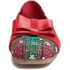 image:imageHee grand Christmas Shoes for Women Pointed Toe Plaid Snowflake Flat Shoes Comfortable Slip on Flats RedGreen Shoes for Christmas771christmas Red