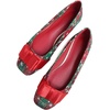 image:imageHee grand Christmas Shoes for Women Pointed Toe Plaid Snowflake Flat Shoes Comfortable Slip on Flats RedGreen Shoes for Christmas771christmas Red