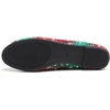 image:imageHee grand Christmas Shoes for Women Pointed Toe Plaid Snowflake Flat Shoes Comfortable Slip on Flats RedGreen Shoes for Christmas772christmas Red