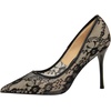image:imageHee grand Classic Pointed Toe Heels for Women Fashion Suede Stiletto Wedding Party Dress Shoes Office Pumps Lady High Heels025black