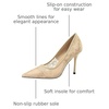 image:imageHee grand Classic Pointed Toe Heels for Women Fashion Suede Stiletto Wedding Party Dress Shoes Office Pumps Lady High Heels025khaki