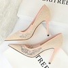 image:imageHee grand Classic Pointed Toe Heels for Women Fashion Suede Stiletto Wedding Party Dress Shoes Office Pumps Lady High Heels025pink
