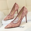 image:imageHee grand Classic Pointed Toe Heels for Women Fashion Suede Stiletto Wedding Party Dress Shoes Office Pumps Lady High Heels025purple