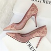 image:imageHee grand Classic Pointed Toe Heels for Women Fashion Suede Stiletto Wedding Party Dress Shoes Office Pumps Lady High Heels025purple