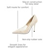 image:imageHee grand Classic Pointed Toe Heels for Women Fashion Suede Stiletto Wedding Party Dress Shoes Office Pumps Lady High Heels025white