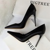 image:imageHee grand Classic Pointed Toe Heels for Women Fashion Suede Stiletto Wedding Party Dress Shoes Office Pumps Lady High Heels027black