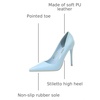 image:imageHee grand Classic Pointed Toe Heels for Women Fashion Suede Stiletto Wedding Party Dress Shoes Office Pumps Lady High Heels027blue