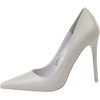 image:imageHee grand Classic Pointed Toe Heels for Women Fashion Suede Stiletto Wedding Party Dress Shoes Office Pumps Lady High Heels027grey