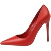 image:imageHee grand Classic Pointed Toe Heels for Women Fashion Suede Stiletto Wedding Party Dress Shoes Office Pumps Lady High Heels027red