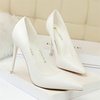 image:imageHee grand Classic Pointed Toe Heels for Women Fashion Suede Stiletto Wedding Party Dress Shoes Office Pumps Lady High Heels027white