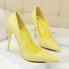 image:imageHee grand Classic Pointed Toe Heels for Women Fashion Suede Stiletto Wedding Party Dress Shoes Office Pumps Lady High Heels027yellow