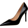 image:imageHee grand Classic Pointed Toe Heels for Women Fashion Suede Stiletto Wedding Party Dress Shoes Office Pumps Lady High Heels028black