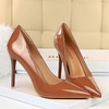 image:imageHee grand Classic Pointed Toe Heels for Women Fashion Suede Stiletto Wedding Party Dress Shoes Office Pumps Lady High Heels028brown