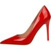 image:imageHee grand Classic Pointed Toe Heels for Women Fashion Suede Stiletto Wedding Party Dress Shoes Office Pumps Lady High Heels028red