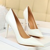 image:imageHee grand Classic Pointed Toe Heels for Women Fashion Suede Stiletto Wedding Party Dress Shoes Office Pumps Lady High Heels028white