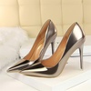 image:imageHee grand Classic Pointed Toe Heels for Women Fashion Suede Stiletto Wedding Party Dress Shoes Office Pumps Lady High Heels029bronze