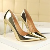 image:imageHee grand Classic Pointed Toe Heels for Women Fashion Suede Stiletto Wedding Party Dress Shoes Office Pumps Lady High Heels029gold