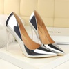 image:imageHee grand Classic Pointed Toe Heels for Women Fashion Suede Stiletto Wedding Party Dress Shoes Office Pumps Lady High Heels029silver