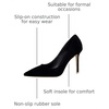 image:imageHee grand Classic Pointed Toe Heels for Women Fashion Suede Stiletto Wedding Party Dress Shoes Office Pumps Lady High Heels034black