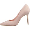 image:imageHee grand Classic Pointed Toe Heels for Women Fashion Suede Stiletto Wedding Party Dress Shoes Office Pumps Lady High Heels034pink