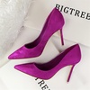 image:imageHee grand Classic Pointed Toe Heels for Women Fashion Suede Stiletto Wedding Party Dress Shoes Office Pumps Lady High Heels034purple