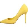 image:imageHee grand Classic Pointed Toe Heels for Women Fashion Suede Stiletto Wedding Party Dress Shoes Office Pumps Lady High Heels034yellow