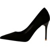 image:imageHee grand Classic Pointed Toe Heels for Women Fashion Suede Stiletto Wedding Party Dress Shoes Office Pumps Lady High Heels062black