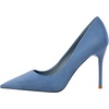 image:imageHee grand Classic Pointed Toe Heels for Women Fashion Suede Stiletto Wedding Party Dress Shoes Office Pumps Lady High Heels062blue