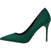 image:imageHee grand Classic Pointed Toe Heels for Women Fashion Suede Stiletto Wedding Party Dress Shoes Office Pumps Lady High Heels062green