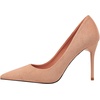 image:imageHee grand Classic Pointed Toe Heels for Women Fashion Suede Stiletto Wedding Party Dress Shoes Office Pumps Lady High Heels062pink