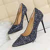 image:imageHee grand Classic Pointed Toe Heels for Women Fashion Suede Stiletto Wedding Party Dress Shoes Office Pumps Lady High Heels201blue