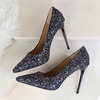 image:imageHee grand Classic Pointed Toe Heels for Women Fashion Suede Stiletto Wedding Party Dress Shoes Office Pumps Lady High Heels201blue