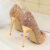 image:imageHee grand Classic Pointed Toe Heels for Women Fashion Suede Stiletto Wedding Party Dress Shoes Office Pumps Lady High Heels201champagne