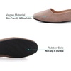 image:imageHee grand Classic Solid Square Toe Ballet Flats for Women Comfort Casual Flats Lightweight Slip on Loafers Suede Dress ShoesKhaki