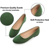 image:imageHee grand Classic Womens Round Toe Ballet Flats Comfortable SlipOn Loafers for Casual Work210army Green