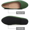 image:imageHee grand Classic Womens Round Toe Ballet Flats Comfortable SlipOn Loafers for Casual Work210army Green
