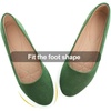 image:imageHee grand Classic Womens Round Toe Ballet Flats Comfortable SlipOn Loafers for Casual Work210army Green