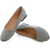 image:imageHee grand Classic Womens Round Toe Ballet Flats Comfortable SlipOn Loafers for Casual Work210gray